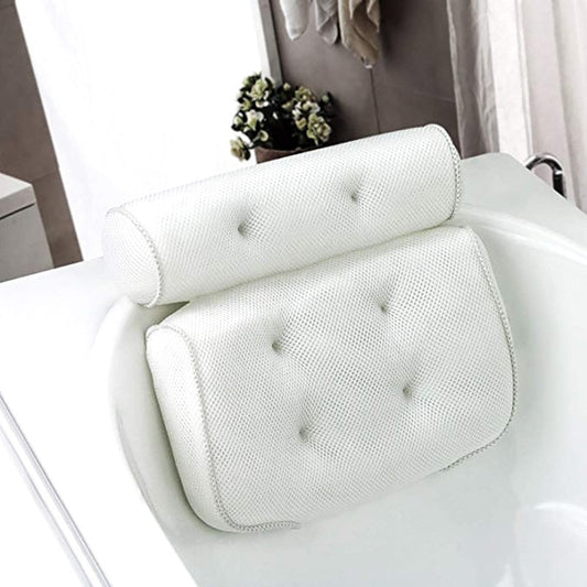 SPA Non-Slip Bath Pillow Headrest with Suction Cups