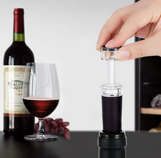 Champagne Wine Fresh Bottle Vacuum Sealed Stopper Air Pump Plug Preserver